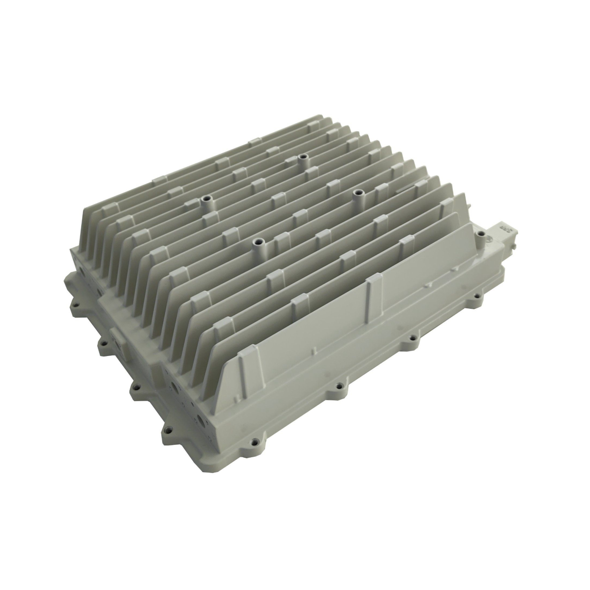 Monolithic Die-Cast Aluminum Heat Sink Fin Array