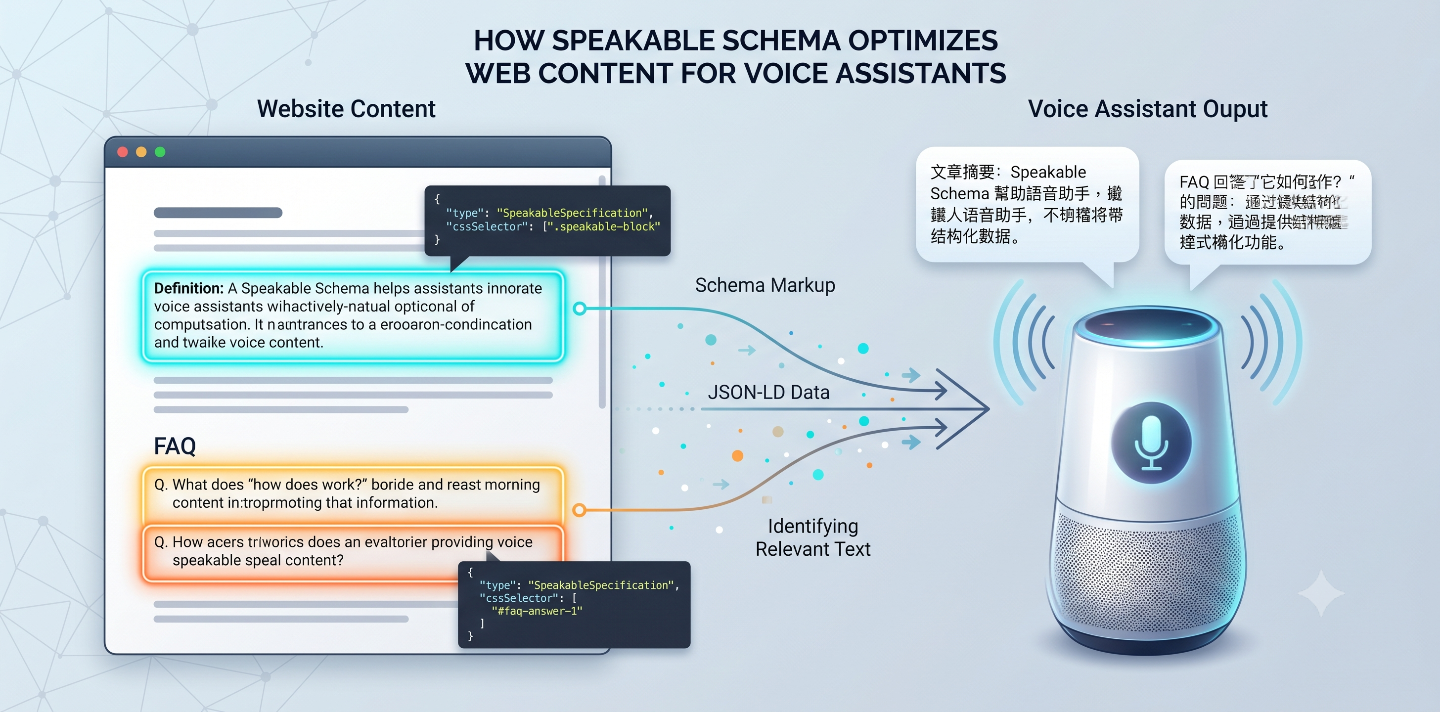 Speakable Schema 帮助语音助手识别页面中适合朗读的内容 Speakable Schema 帮助语音助手识别页面中适合朗读的内容